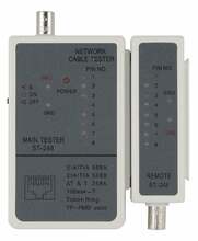 Kaablitester Gembird NCT-1, RJ45 ja RG-58, valge