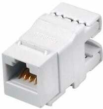 Kaabli pistik A-Lan MKN-U6-1, RJ45, UTP, Cat6, valge