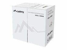 Võrgukaabel Lanberg LCU5-12CU-0305-Y, Cat5e, U/UTP, 305 m, kollane