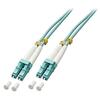 Optiline kaabel Lindy LC/LC OM3, multimode, duplex, 150 m, 50/125 µm