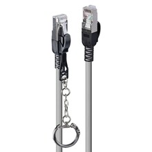 Võrgukaabel Lindy Cat6A S/FTP LSZH, RJ45 M/M, 500MHz, 0.5 m, hall