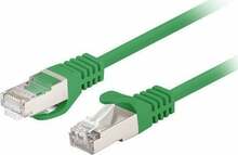 Võrgukaabel Lanberg PCF6-20CC-0050-G, Cat6, U/UTP, 0.5 m, roheline