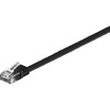 Võrgukaabel Goobay CAT6 U/UTP, lame, 1,5 m, must