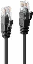 Võrgukaabel Lindy Cat6 U/UTP, 0.5 m, must