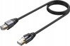 Võrgukaabel Unitek C18149AGY03-1.5M, Cat8, S/FTP, 1,5 m, must