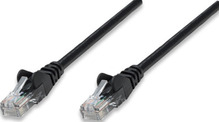 Võrgukaabel Intellinet 320740, Cat5e, U/UTP, 1 m, must