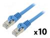 Võrgukaabel Lanberg PCF6-20CC-0050-B, Cat6, U/UTP, 0.5 m, sinine