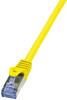 Võrgukaabel Logilink CQ3077S, Cat6A S/FTP, 5 m, kollane