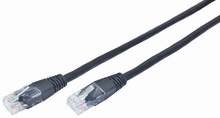 Võrgukaabel Gembird PP12-0.5M/BK, Cat5e, UTP, 0.5 m, must