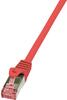 Võrgukaabel Logilink CQ2054S, Cat6 S/FTP, 2 m, punane