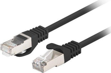 Võrgukaabel Lanberg PCF6-20CC-0100-BK, Cat6, U/UTP, 1 m, must