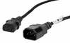 Toitekaabel Lanberg CA-C13E-11CC-0018-BK, IEC 320 C13-C14, 1.8 m, must