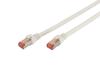 Võrgukaabel Digitus DK-1644-010/WH, Cat6, S/FTP, 1 m, valge