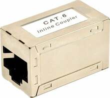 Võrgukaabli liitmik Gembird NCA-LC6S-01, RJ-45 Female, FTP, Cat6A, pruun