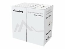 Võrgukaabel Lanberg LCU5-12CU-0305-BK, Cat5e, UTP, 305 m, must
