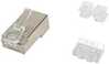 RJ45 pistikud Equip Cat6A, 100 tk, läbipaistev
