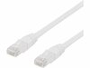 Võrgukaabel DELTACO TP-61V-K, Cat6, 1 m, valge