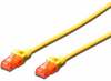 Võrgukaabel Digitus DK-1612-020/Y, Cat6, U-UTP, 2 m, kollane