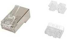 RJ45 pistikud Equip Cat6A, 100 tk, läbipaistev