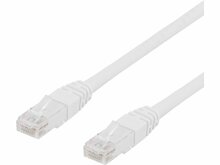 Võrgukaabel DELTACO TP-61V-K, Cat6, 1 m, valge