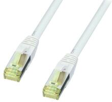 Võrgukaabel Lindy Cat6A S/FTP LSZH, Cat7, RJ45 M/M, 0.5 m, hall