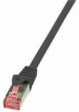 Võrgukaabel Logilink CQ2033S, Cat6 S/FTP, 1 m, must