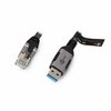 Võrgukaabel Goobay, USB 3.0 - RJ45, Cat.6, 1,5 m, must/hõbe