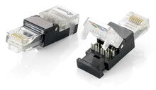 RJ45 pistik Equip Cat6, UTP, tööriistavaba, 2 tk, läbipaistev