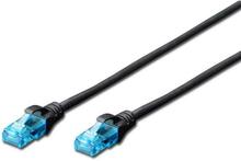 Võrgukaabel Digitus DK-1512-020/BL, Cat5e, U/UTP, 2 m, must