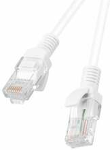 Võrgukaabel Lanberg PCU5-10CC-3000-W, Cat5e, 30 m, valge