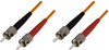 Optiline kaabel Deltaco FB-31-5, OM1, ST-ST, duplex, 62,5/125, 1,5 m, oranž