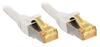 Võrgukaabel Lindy Cat6A S/FTP LSZH, Cat7, RJ45 M/M, 1.5 m, valge