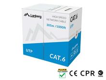Võrgukaabel Lanberg LCF6-11CU-0305-S, Cat6, FTP, 305 m, hall