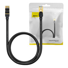 Baseus Ethernet RJ45 võrgukaabel, 10Gbps, 1 m, must