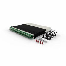 Võrgukaablite haldussüsteem Patchbox 8RU, UTP, roheline