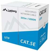 Võrgukaabel Lanberg LCU5-10CC-0305-O, Cat5e, UTP, 305 m, oranž