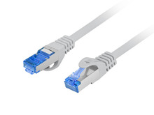 Võrgukaabel Lanberg PATCHCORD S/FTP CAT.6A, 1 m, hall