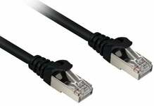 Võrgukaabel Sharkoon Cat6a S/FTP, RJ-45, 10 m, must