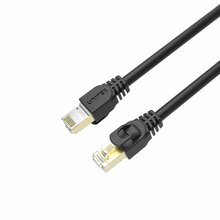 Võrgukaabel Unitek C1814EBK, Cat7, SSTP, 15 m, must