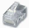 RJ45 moodulpistik Equip 121151, 8P8C, 100 tk, läbipaistev