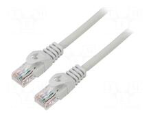 Võrgukaabel Lanberg PCU6-10CU-1000-S, Cat6, UTP LSZH CU, 10 m, hall