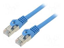 Võrgukaabel Lanberg PCF6-10CC-1000-B, Cat6, FTP, 10 m, sinine