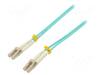 Valguskaabel Qoltec 54082 LC/UPC - LC/UPC, multimode 50/125 OM3, 20 m, roheline