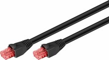 Võrgukaabel Goobay 55434, Cat6, U/UTP, 20 m, must
