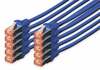 Võrgukaabel Digitus DK-1644-0025-B-10, Cat6, S/FTP, 0,25 m, sinine