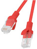 Võrgukaabel Lanberg PCU5-20CC-0025-R, Cat5e, U/UTP, 0,25 m, punane