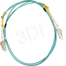 Kiudoptiline kaabel Alantec FOC-LCLC-5MMD-1-3, MM OM3 LC-LC duplex, 50/125, 1 m, lilla