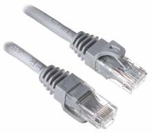 Võrgukaabel A-LAN KKU6SZA0.5, Cat6, U/UTP, 0.5 m, hall