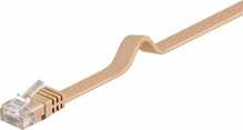 Võrgukaabel Goobay Cat6 U/UTP, RJ45, 15 m, helepruun