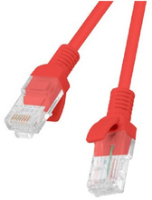 Võrgukaabel Lanberg PCU5-20CC-0025-R, Cat5e, U/UTP, 0,25 m, punane